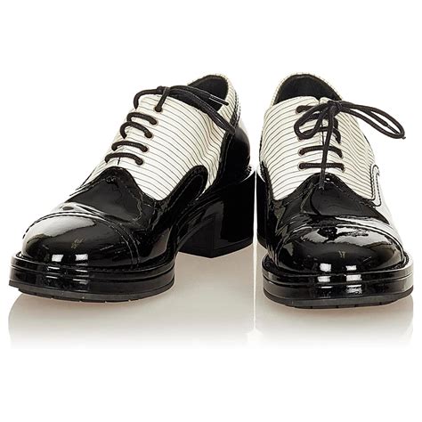 chanel derby shoes